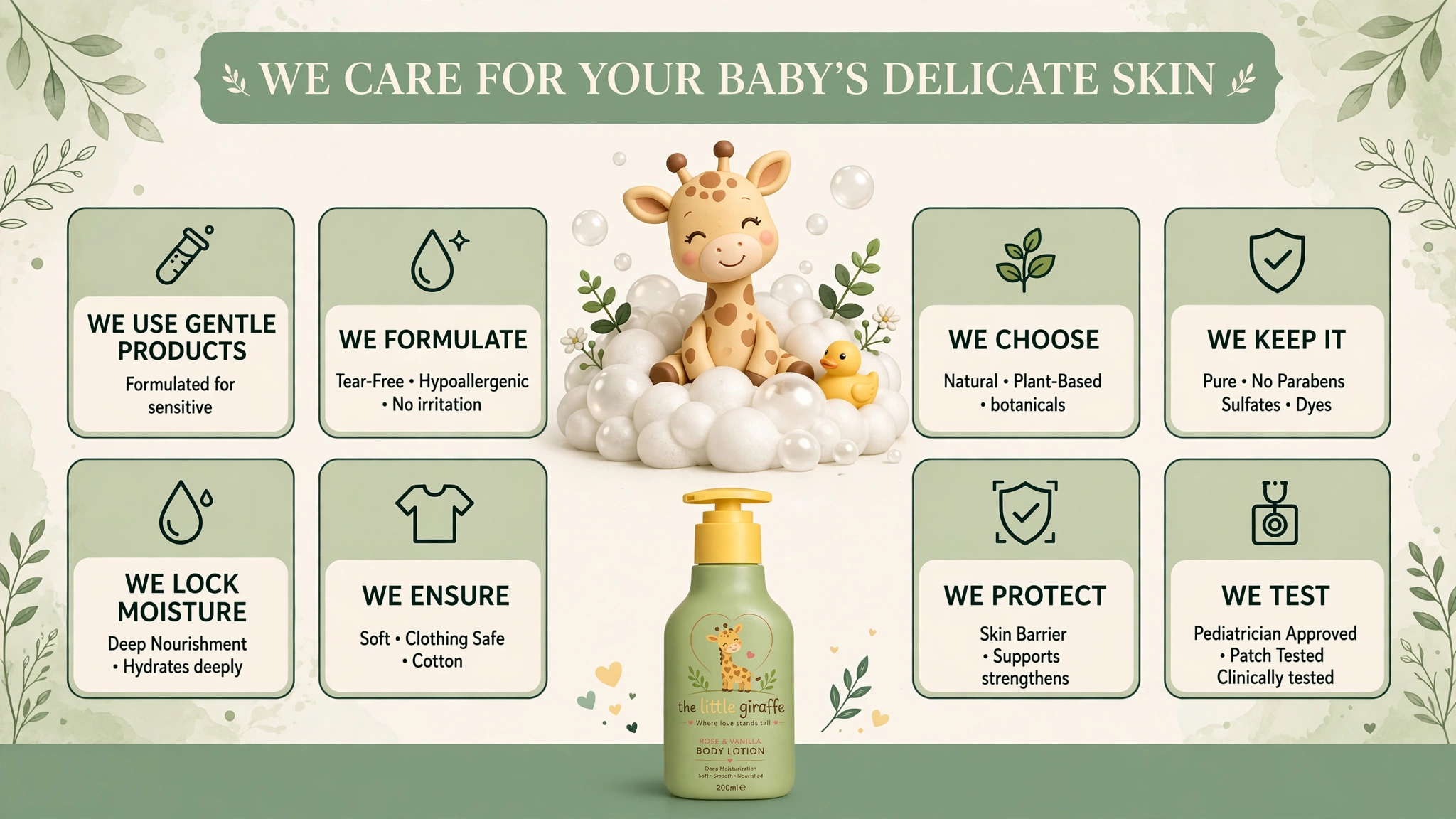 The Little Giraffe Infographic